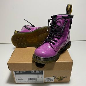 Toddler Glitter Pink Dr. Martens